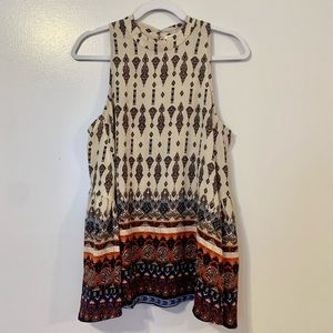 Miss Love Patterned Tank